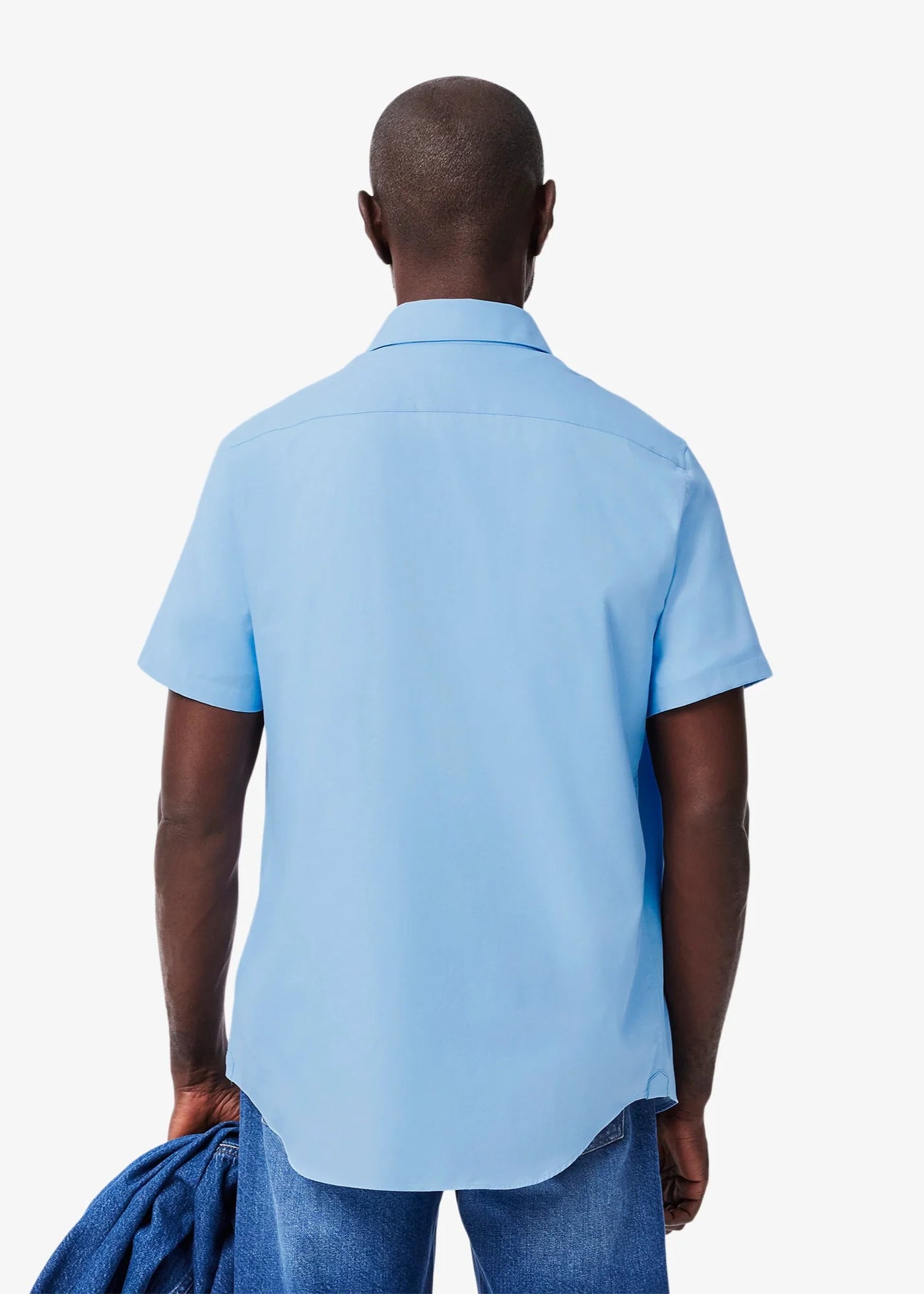 Chemise manches courtes Lacoste bleue