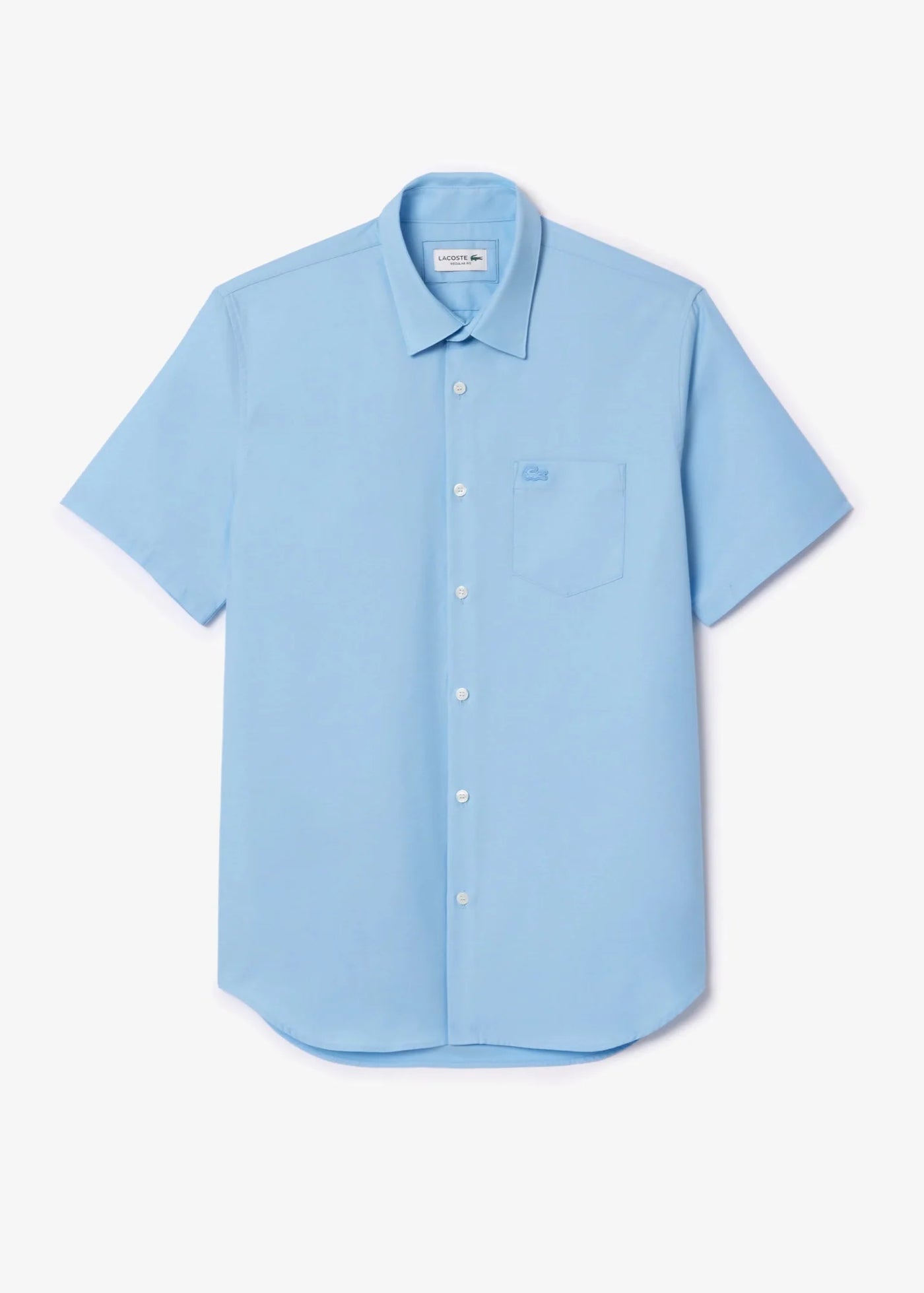 Chemise manches courtes Lacoste bleue