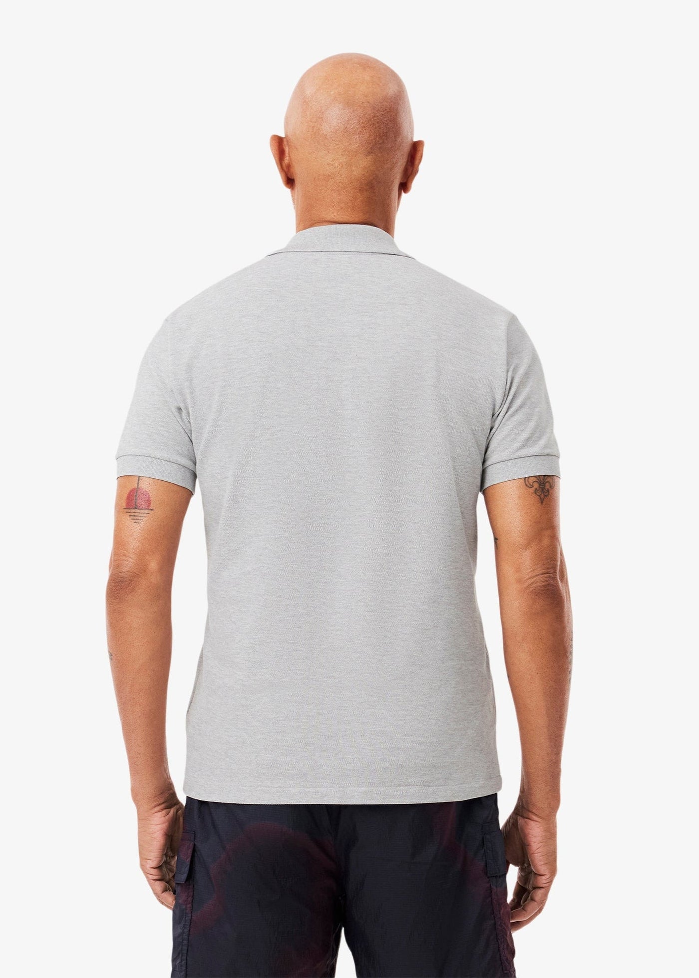 Polo Lacoste gris chiné