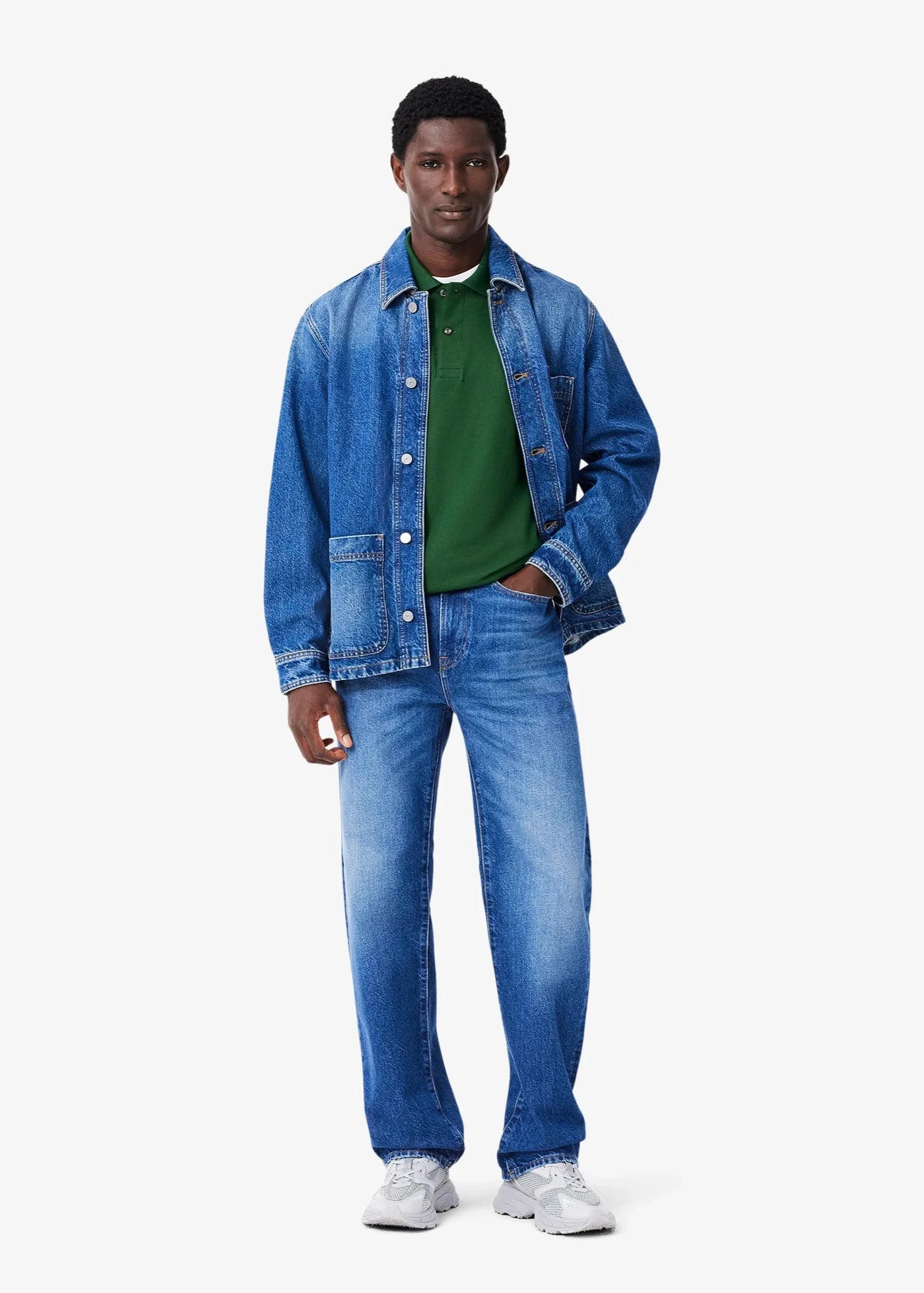 Polo L.12.12 Lacoste vert foncé