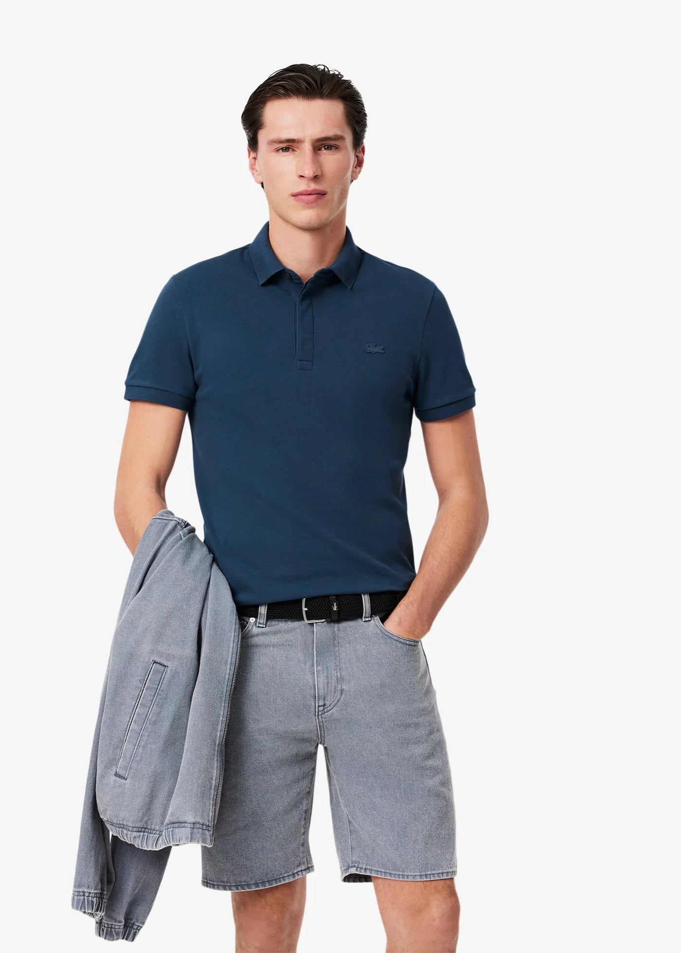 Polo Paris Lacoste bleu