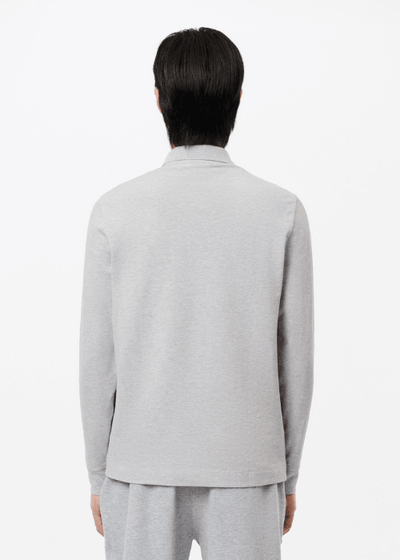 Polo Paris manches longues Lacoste gris