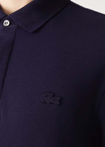 Polo Paris manches longues Lacoste marine