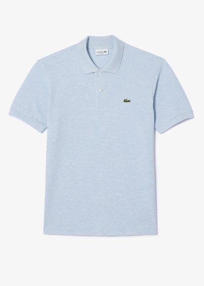 Polo Lacoste bleu chiné