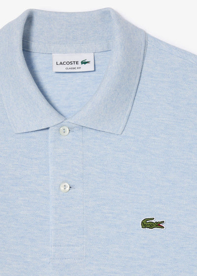 Polo Lacoste bleu chiné