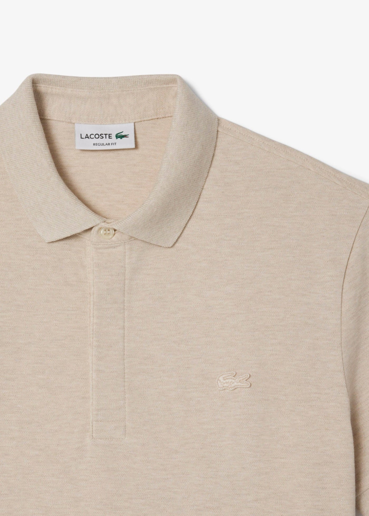 Polo Paris Lacoste beige chiné