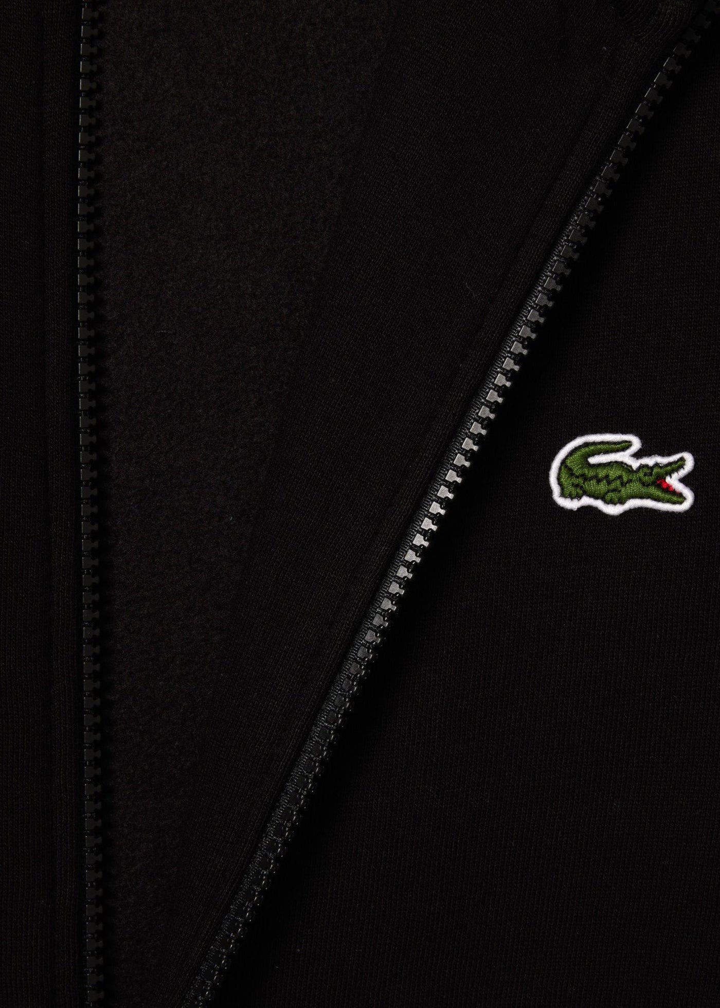 Sweat zippé Lacoste noir