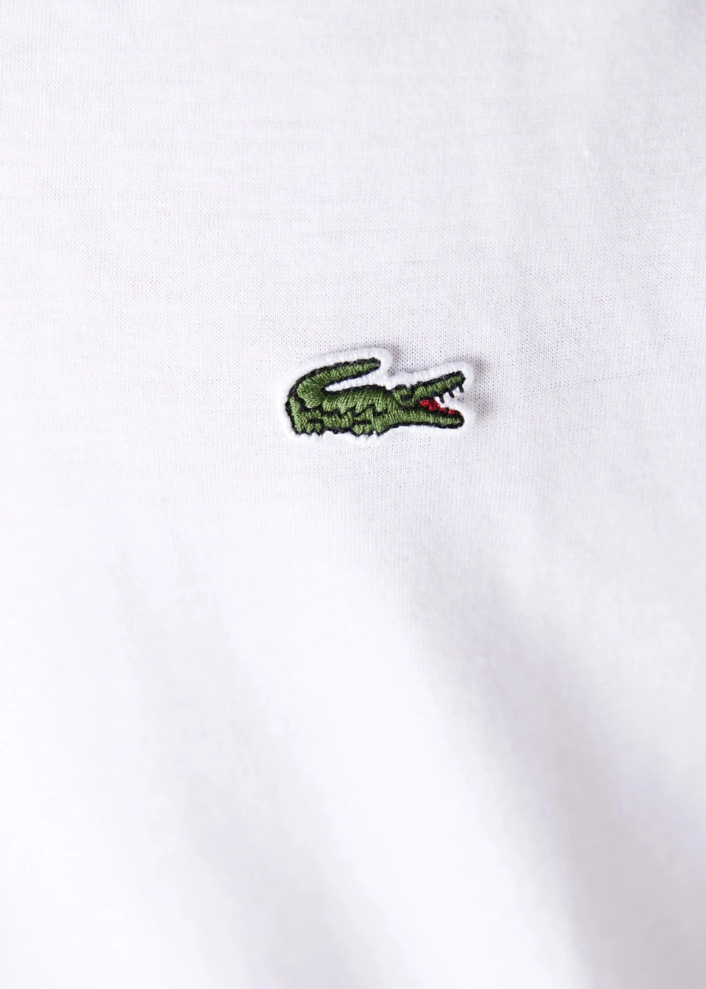 T-shirt col V Lacoste blanc